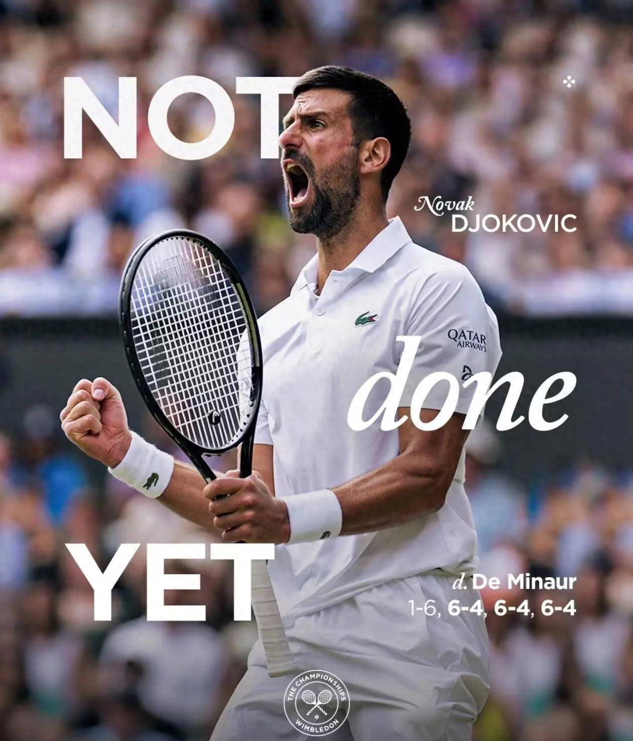 温网逆转美网，德约科维奇状态火热